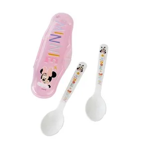 Lote de 2 Cucharas de Viaje de Color Rosa, Minnie Mouse.
