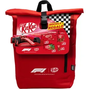 Lote de Chocolatinas en Mochila de Fórmula 1 Nestle KIT KAT