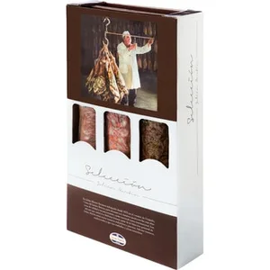 Lote de Embutidos de Cebo Ibéricos 50% Raza Ibérica 1/2 Chorizo + 1/2 Salchichón + 1/2 Lomo de 450 a 500 G Aprox C/u Julian Martin 1.55 KG
