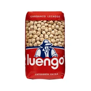 Luengo Extra Garbanzo Lechoso en Paquete de 1 Kg. 1000 G