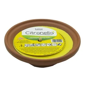 Lumar Plato de Terracota con Citronela Exterior.