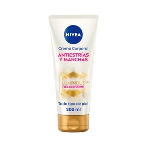 Nivea Luminous 630º Crema Corporal Antiestrías y Manchas, para Todo Tipo de Pieles 200 Ml.