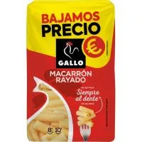 Macarrón Rayado Gallo, Paquete 400 G