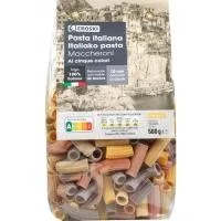 Maccheroni 5 Colori Eroski, Paquete 500 G