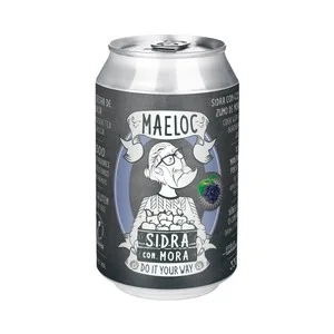 Maeloc Cider de Manzana con Mora Lata de 33 Cl. 330 UD