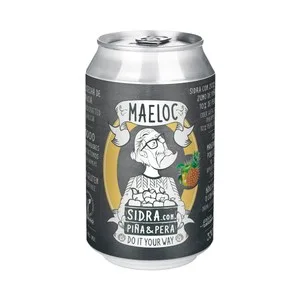 Maeloc Cider de Manzana con Piña y Pera Lata de 33 Cl. 330 UD