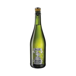 Maeloc Sidra Natural sin Alcohol, sin Azucares Añadidos y con Stevia Botella 75 Cl.