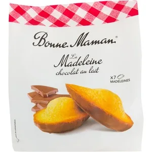 Magdalena con Chocolate con Leche 7 Unidades  Bonne Maman 210 G