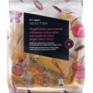 Magdalenas Valencianas Artesanas sin Lactosa 12 Unidades Envasadas Individualmente el Corte Ingles Selection