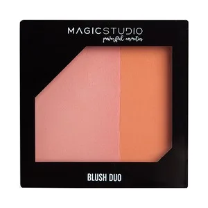 Magic Studio Blush Duo Estuche de Maquillaje en Polvo con Dos Tonalidades.