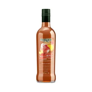 Magua Cocktail con Vodka, Licor de Melocotón y Zumos de Maracuya y Naranja Magua Botella de 70 Cl. 700 ML