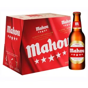Mahou 5 Estrellas Cerveza Pack 12 Uds. X. 25 Cl. 3000 ML