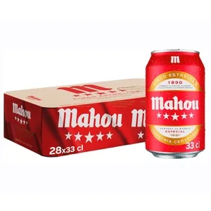 Mahou 5 Estrellas Cervezas Pack 28 Latas X 33 Cl. 9240 ML