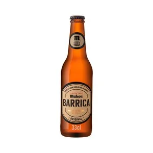 Mahou Barrica Cerveza Rubia Premium de Barrica Matices de Madera 33 Cl 330 ML