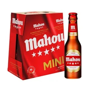 Mahou Cerveza 5 Estrellas Pack 6 X 20 Cl. 1200 ML
