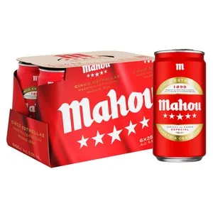 Mahou Cerveza Mahou 5 Estrellas Pack 6 X 25 Cl. 1500 ML