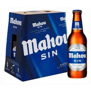 Mahou Cerveza sin Alcohol Pack 6 Uds. X 25 Cl. 1500 ML