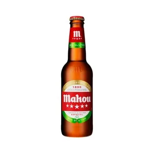 Mahou Cerveza sin Gluten Botella de 33 Cl. 330 ML