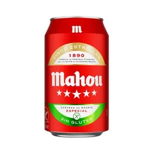 Mahou Cerveza sin Gluten Lata de 33 Cl. 330 ML
