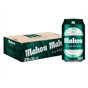 Mahou Clasica Cervezas Pack de 28 Latas de 33 Cl. 9240 ML
