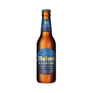 Mahou Maestra Cerveza Tostada Doble Lúpulo Botella de 33 Cl. 330 ML