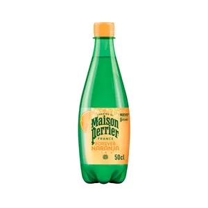Maison Perrier Forever Naranja, Agua con Gas Sabor Naranja 50 Cl. 500 ML