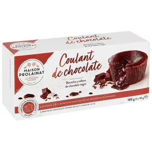 Maison Prolainat Coulant de Chocolate (bizcocho y Releno de Chocolate Negro) Maison Prolainat 2 X 90 G. 180 G