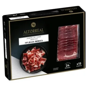 Maletín de Jamón de Cebo Ibérico 50% Raza Ibérica Altorreal 750 G.