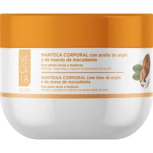 Manteca Corporal con Aceite de Argán y de Nueces de Macadamia para Pieles Secas y Maduras Veckia