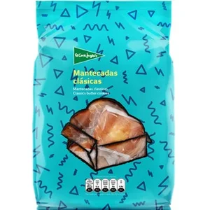 Mantecadas Clásicas Envasadas Individualmente 15 Unidades Aproximadamente  el Corte Ingles 520 G