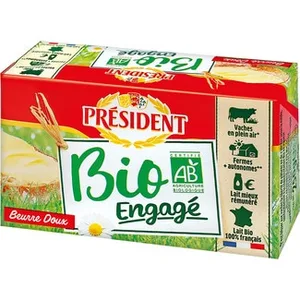 Mantequilla Francesa Ecológica President