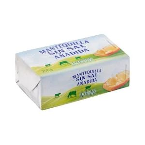 Mantequilla sin Sal Añadida Hacendado 0.25 KG