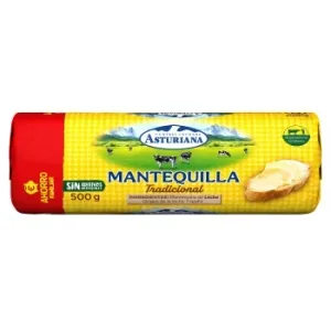 Mantequilla Tradicional Central Lechera Asturiana 500 G.