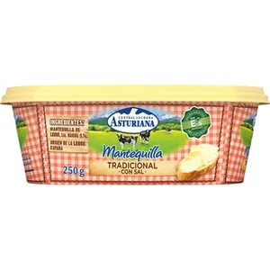 Mantequilla Tradicional con Sal Asturiana