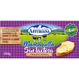 Mantequilla Tradicional sin Lactosa Asturiana