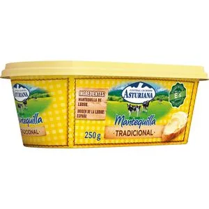 Mantequilla Tradicional Tarrina 250 Gr