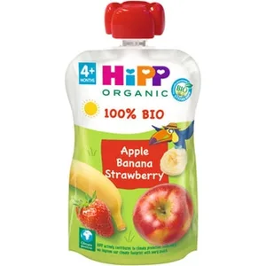 Manzana, Plátano y Fresa Ecológico desde 4 Meses sin Azúcar Añadido Hipp Biologico