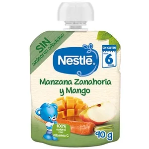 Manzana, Zanahoria y Mango desde 6 Meses Nestle