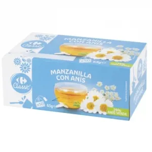 Manzanilla con Anís en Bolsitas Carrefour Classic 50 Ud.