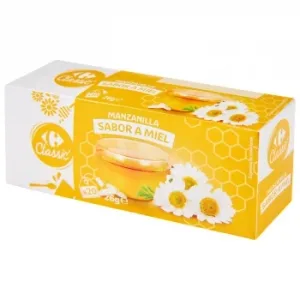 Manzanilla Sabor Miel en Bolsitas Carrefour Classic 20 Ud.