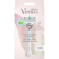 Máquina Depilación Zonas Íntimas Smooth 3 Hojas Venus, Pack 1 Ud