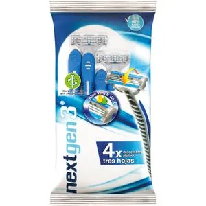 Maquinilla de Afeitar 3h Desechable 4 u