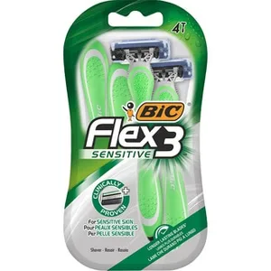 Maquinilla de Afeitar Desechable Flex 3 Sensitive BIC