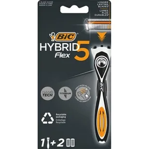 Maquinilla de Afeitar Hybrid Flex5 + 2 Recambios BIC