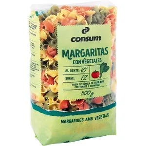 Margaritas con Vegetales Paquete 500 Gr