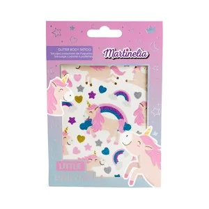 Martinelia Little Unicorn Tatuajes Corporales Infantiles de Purpurina.