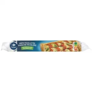 Masa de Hojaldre Rectangular Carrefour Classic' 230 G.
