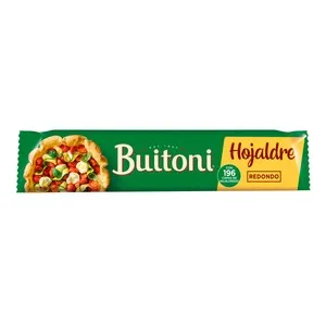 Buitoni Masa de Hojaldre Redonda (32 Cm), de Fácil Manipulación y que No Se Rompe 230 G.