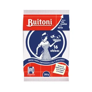 Buitoni Masa para Empanadillas Medianas (obleas)160 G.
