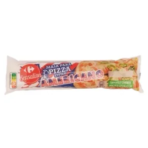 Masa para Pizza Estilo Americano Carrefour 550 G.